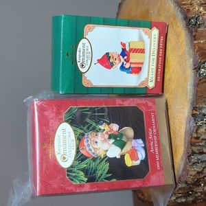 Hallmark Elf Ornament Set of 2